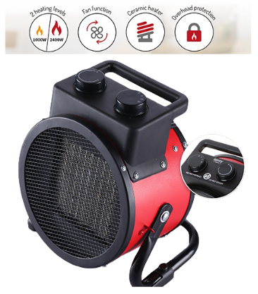 Keramický ventilátorový ohrievač Camry 2400 W